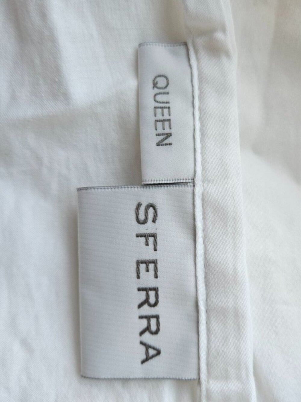 SFERRA Classic White Duvet Cover Queen